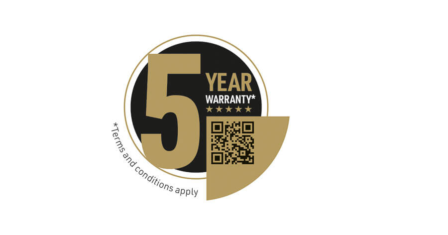 Gold badge warranty of 5 years isolated on transparent background PNG -  Similar PNG